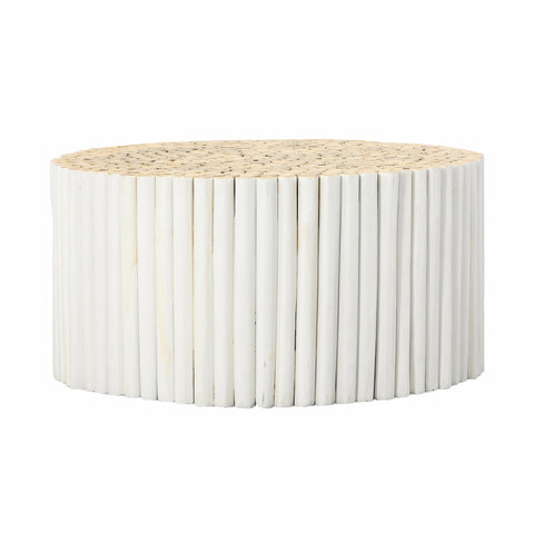 Verano White Stained Finish Coffee Table