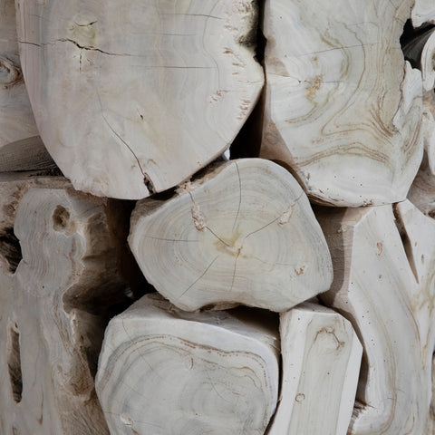 Briar Bleached Teak Finish Dining Table