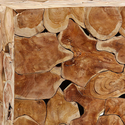 Briar Natural Teak Wood Finish Dining Table