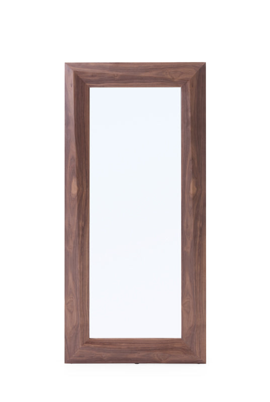 Modrest Calem Modern Walnut Floor Mirror Model VGVCJ1108-MH-WAL