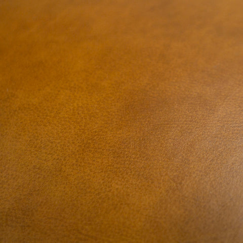 Divani Casa Jacoba Modern Camel Leather Rectangular Ottoman Model VGKK-KF-2620-ROT-CML