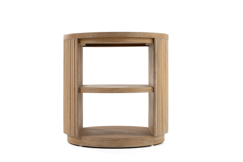 Modrest Jacobson Modern Natural Acacia End Table Model VGWD-LYO-BF2D