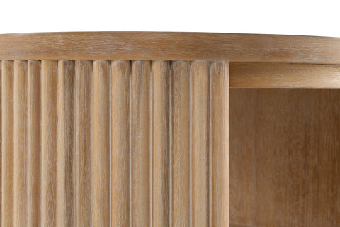 Modrest Jacobson Modern Natural Acacia End Table Model VGWD-LYO-BF2D