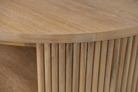 Modrest Jacobson Modern Natural Acacia Coffee Table Model VGWD-LYO-CFT2