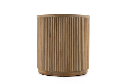 Modrest Jacobson Modern Natural Acacia Nightstand Model VGWD-LYO-BST02