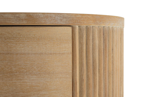 Modrest Jacobson Modern Natural Acacia Nightstand Model VGWD-LYO-BST02