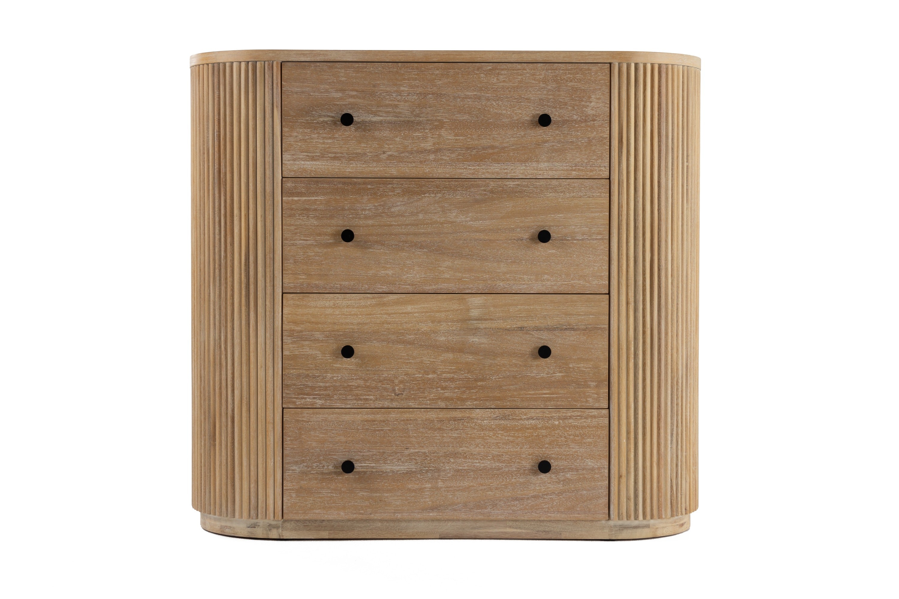 Modrest Jacobson Modern Natural Acacia Chest Model VGWD-LYO-TB04