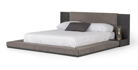 Queen Nova Domus Jagger Modern Grey Bed Model VGMABR-55-GRY-BED-Q