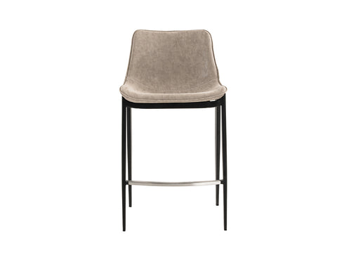 Modrest Jane Modern Tan & Black Counter Stool (Set Of 2) Model VGHR5361C-BRN