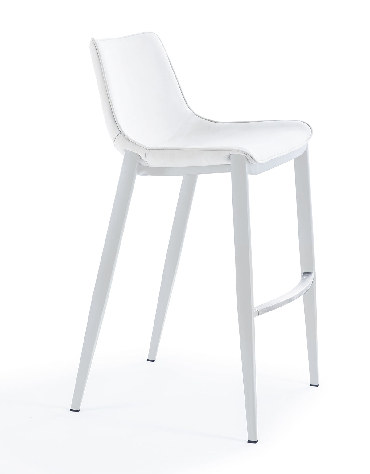 Modrest Jane Modern White Counter Stool Set Of 2 Model VGHR-5361C-C-W-BS