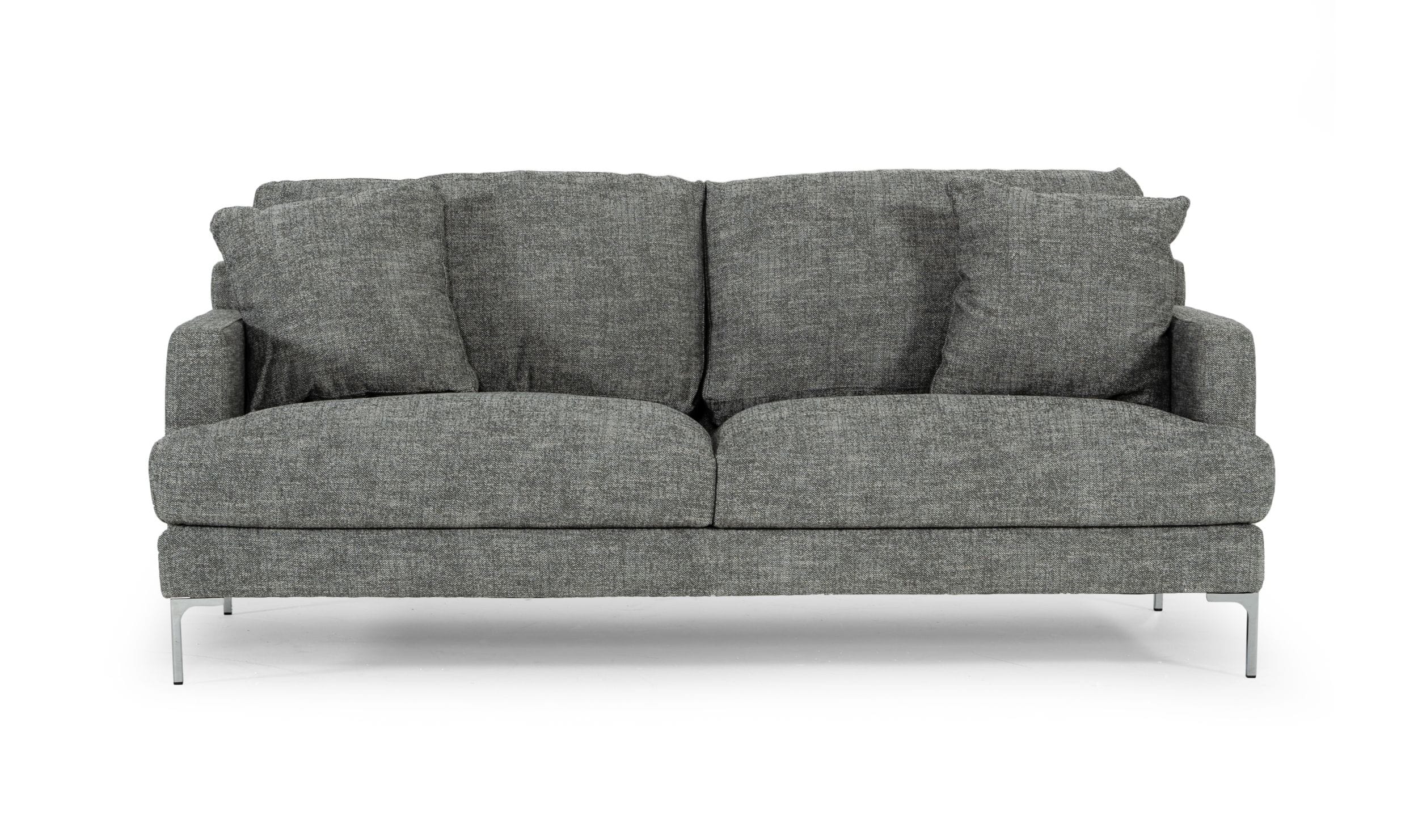 Divani Casa Janina Modern Dark Grey Fabric Sofa Model VGKKKF1032-DRKGRY-3
