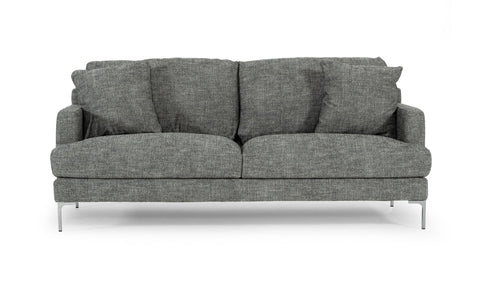 Divani Casa Janina Modern Dark Grey Fabric Sofa Model VGKKKF1032-DRKGRY-3