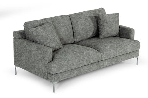 Divani Casa Janina Modern Dark Grey Fabric Sofa Model VGKKKF1032-DRKGRY-3
