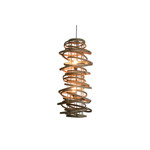 Zedar Natural Rattan Finish Pendant Light