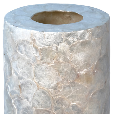 Sangley Natural Capiz Iridescent Finish Table Lamp