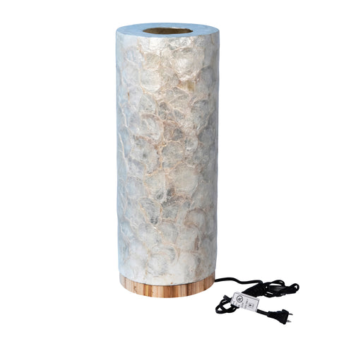 Sangley Natural Capiz Iridescent Finish Table Lamp