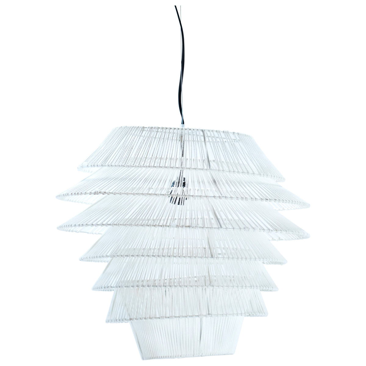 Pippen White Finish Pendant Light
