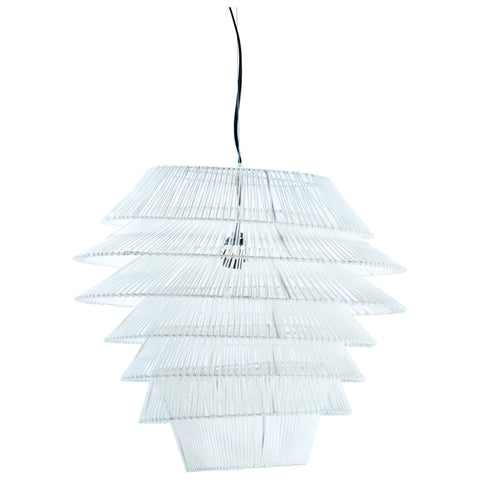 Pippen White Finish Pendant Light