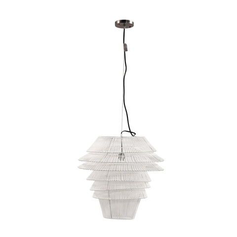 Pippen White Finish Pendant Light