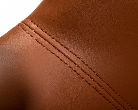 Modrest Jennifer Industrial Brown Eco Leather Accent Chair Model VGBNEC-090-BRN