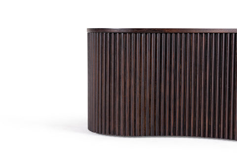 Modrest Jessie Modern Smoked Oak Freeform Coffee Table Model VGDW-DW5013-08