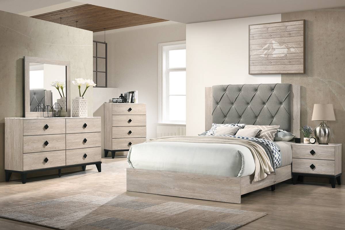 California King Bed Model F9561Ck By Poundex Furniture