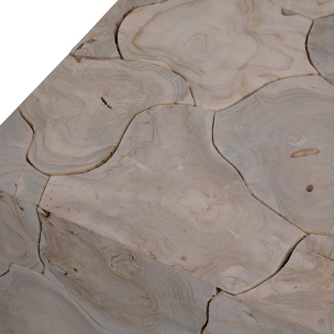 Briar Bleached Teak Finish Coffee Table