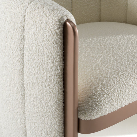 Modrest Joselyn Modern Cream Fabric Accent Chair Model VGOD-ZW-22051-CH