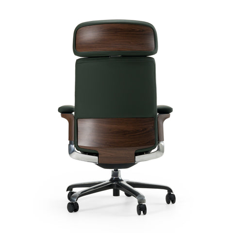 Modrest Johnson Modern Green Leather Executive Office Chair Model VGFU-FK006-A-GRN