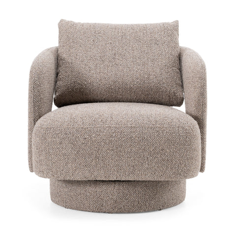 Divani Casa Johnny Modern Brown Fabric Accent Chair Model VGOD-ZW-24076-BGE