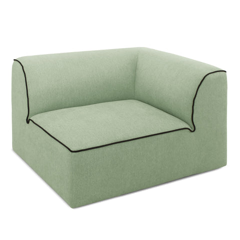 Divani Casa Polo Modern Green & Blue & Grey Fabric Modular Sectional Sofa Model VGKNK8592-MULTI-SECT