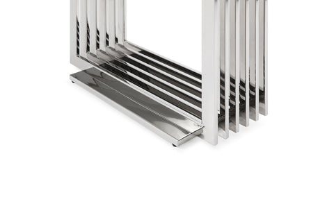Modrest Kingsley Modern Marble & Stainless Steel Console Table Model VGVCK8933-STL