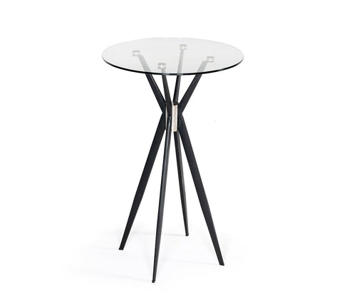 Modrest Kaitlyn Modern Black Bar Table  Model VGHR7039-BLK