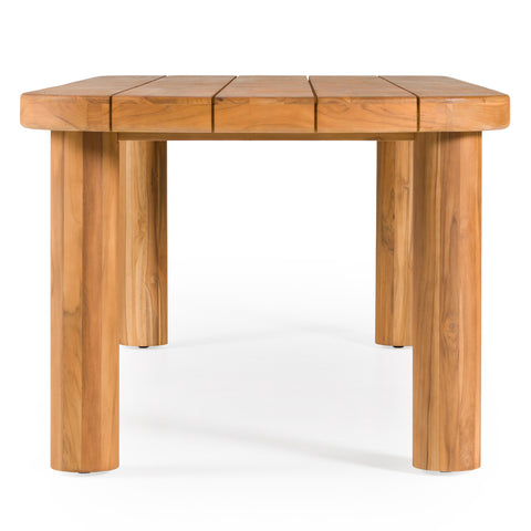Renava Kamari Outdoor Natural Teak Dining Table Model VGEF-LAREDO-DT