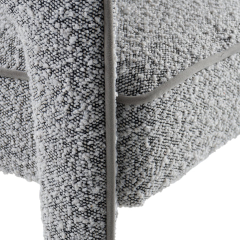 Modrest Kasem Modern Grey Fabric & Gold Dining Chair Model VGMF-D1204-GRY