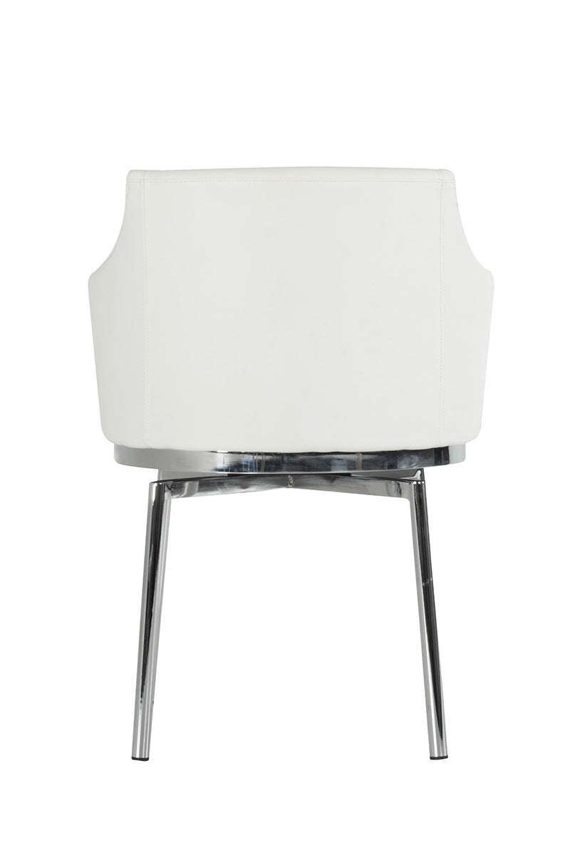 Modrest Kaweah Modern White Dining Chair Model VGHR3149-WHT