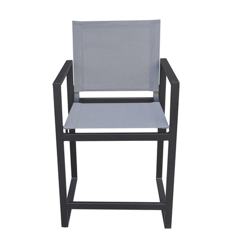 Divani Casa Kayak Modern Dark Charcoal Outdoor Counter Stool By VIG Furniture