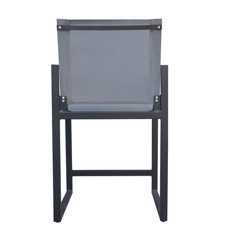 Divani Casa Kayak Modern Dark Charcoal Outdoor Counter Stool By VIG Furniture