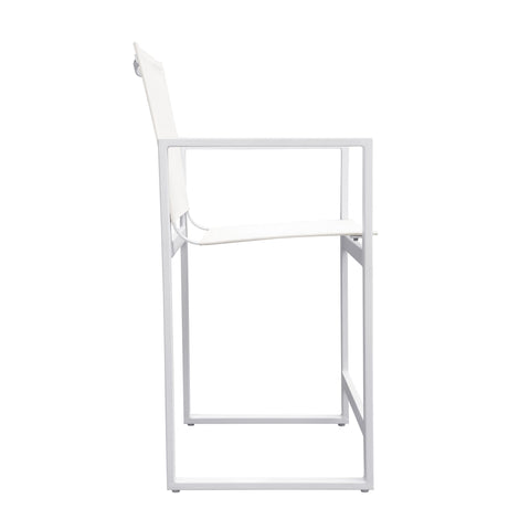 Divani Casa Kayak Modern White Outdoor Counter Stool By VIG Furniture