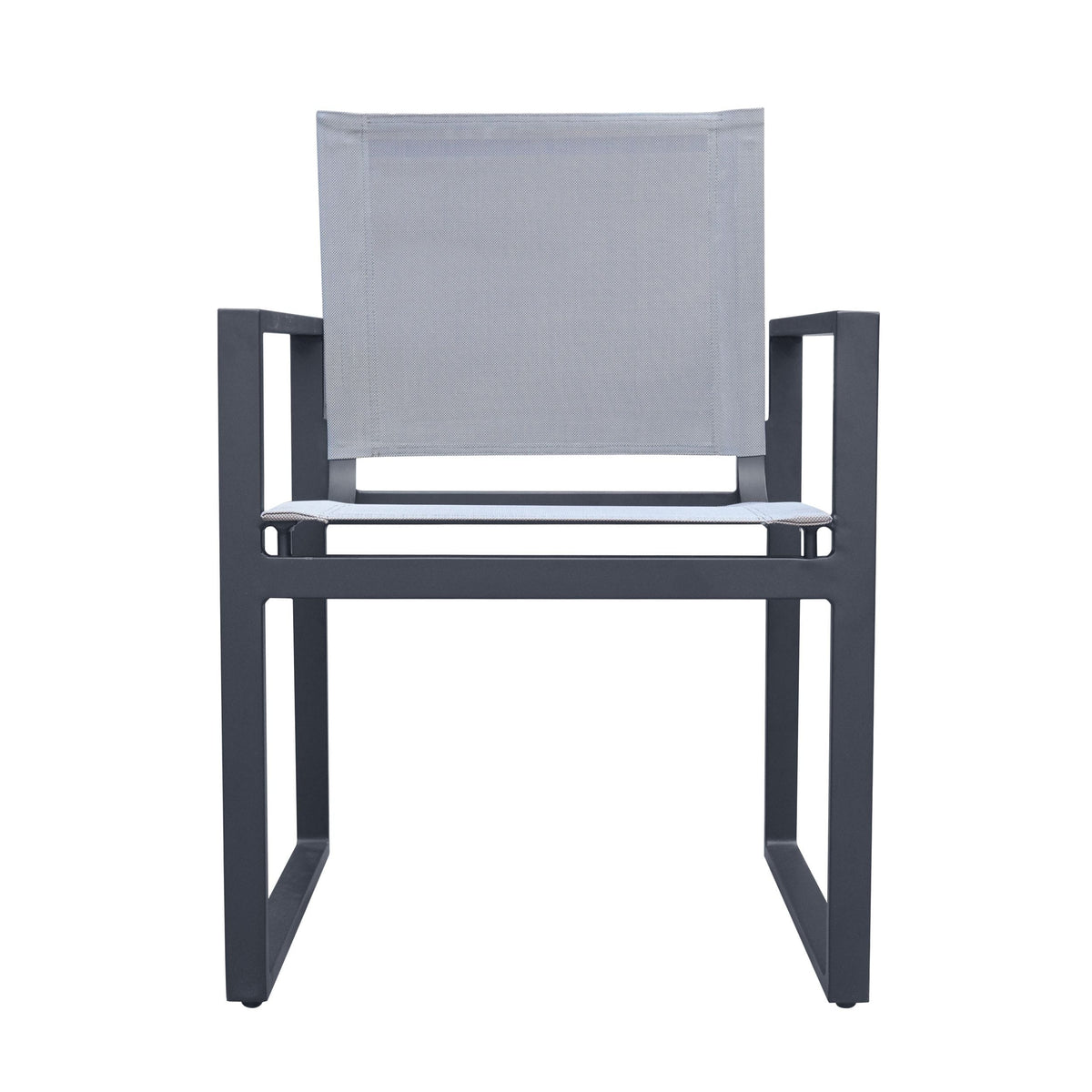 Renava Kayak Modern Charcoal Outdoor Dining Armchair (Set Of 2) Model VGGERHAGEAN-GRY