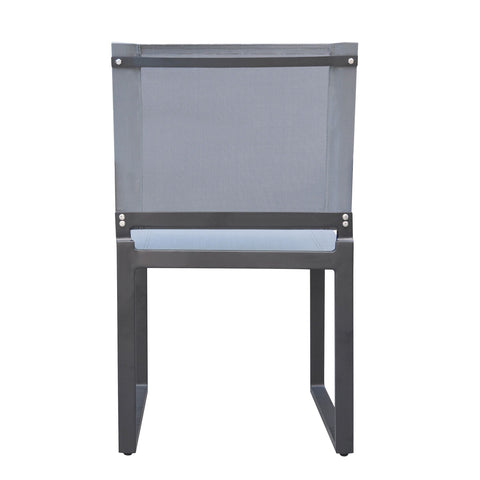 Renava Kayak Modern Outdoor Dark Charcoal Dining Chair (Set Of 2) Model VGGERH-AGEAN-CH-GRY-2