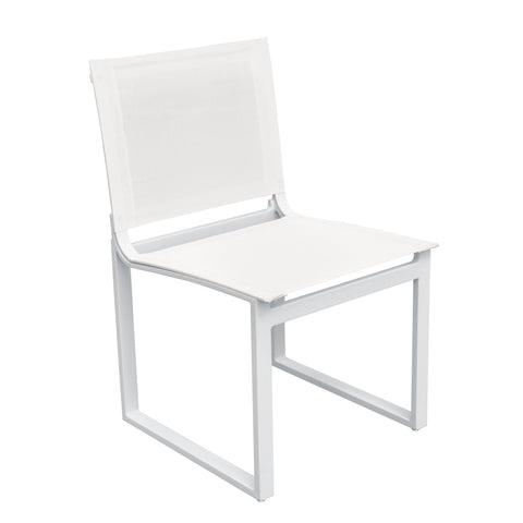 Divani Casa Kayak Modern Outdoor White Dining Chair (Set of 2) By VIG Furniture