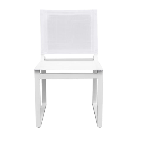 Renava Wake & Kayak Modern Outdoor Off White Dining Table Set Model VGGE-WAKE-KAYAK-DT-SET-WHT