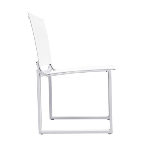 Renava Wake & Kayak Modern Outdoor Off White Dining Table Set Model VGGE-WAKE-KAYAK-DT-SET-WHT