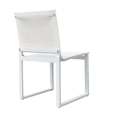 Renava Wake & Kayak Modern Outdoor Off White Dining Table Set Model VGGE-WAKE-KAYAK-DT-SET-WHT