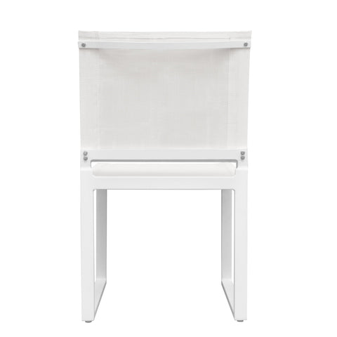 Renava Wake & Kayak Modern Outdoor Off White Dining Table Set Model VGGE-WAKE-KAYAK-DT-SET-WHT