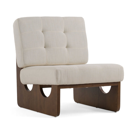 Modrest Kaylie Contemporary Off White Accent Chair Model VGEU-7367LC
