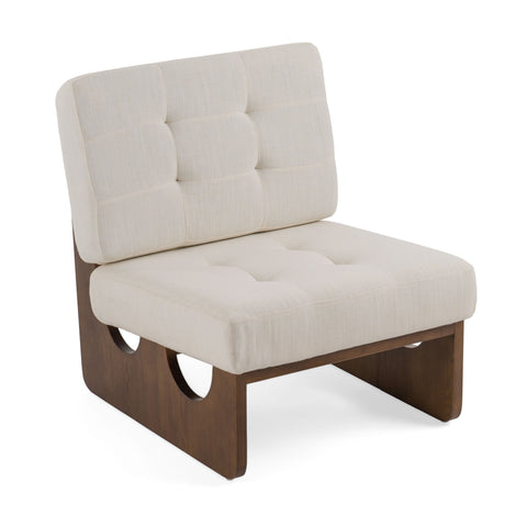Modrest Kaylie Contemporary Off White Accent Chair Model VGEU-7367LC
