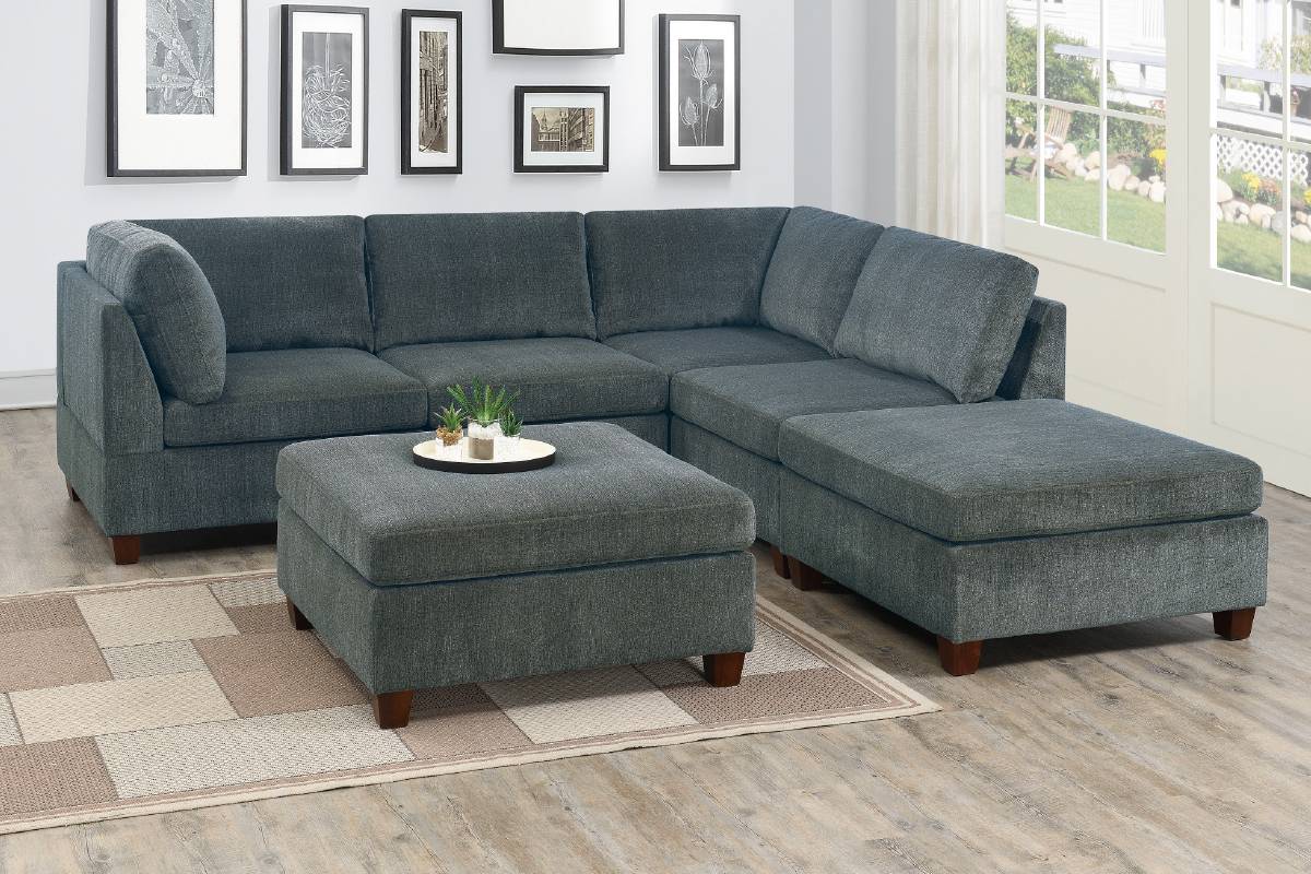 Modular Sectional Model Ff822 By Poundex Furniture