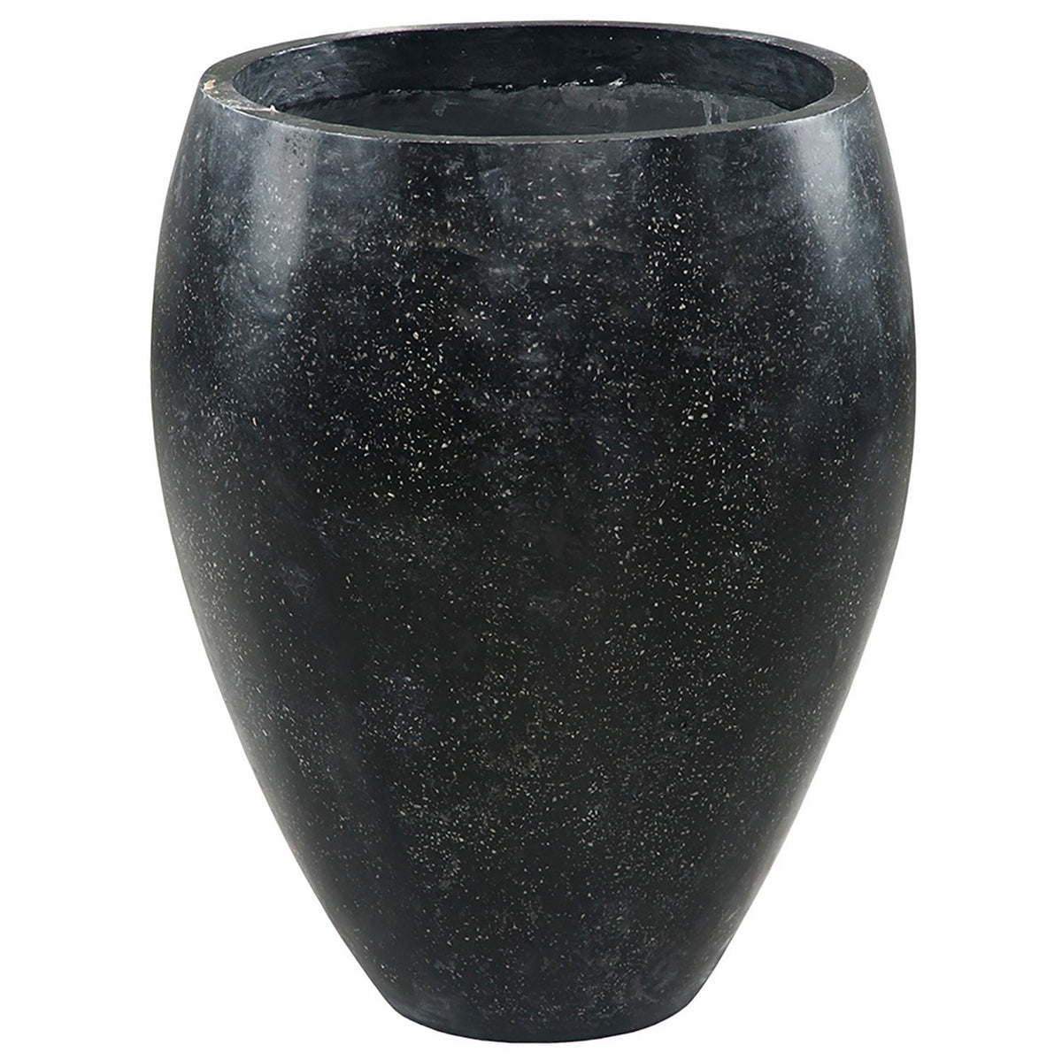 Lumi Antique Black Finish Pot